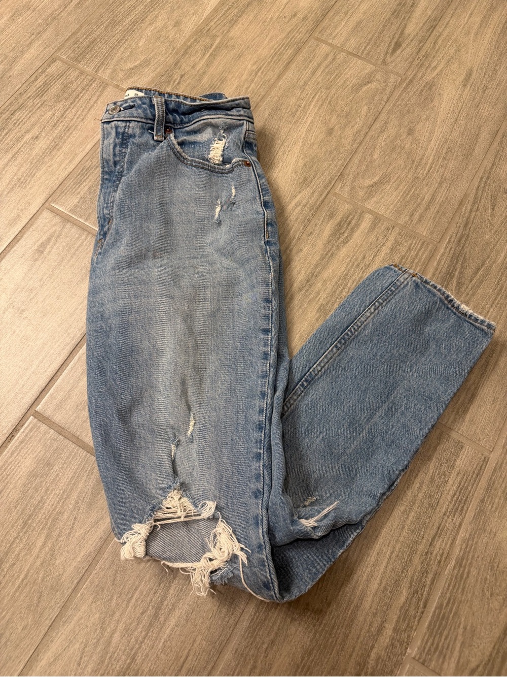 Abercrombie & Fitch Skinny High Rise Curve Love Denim